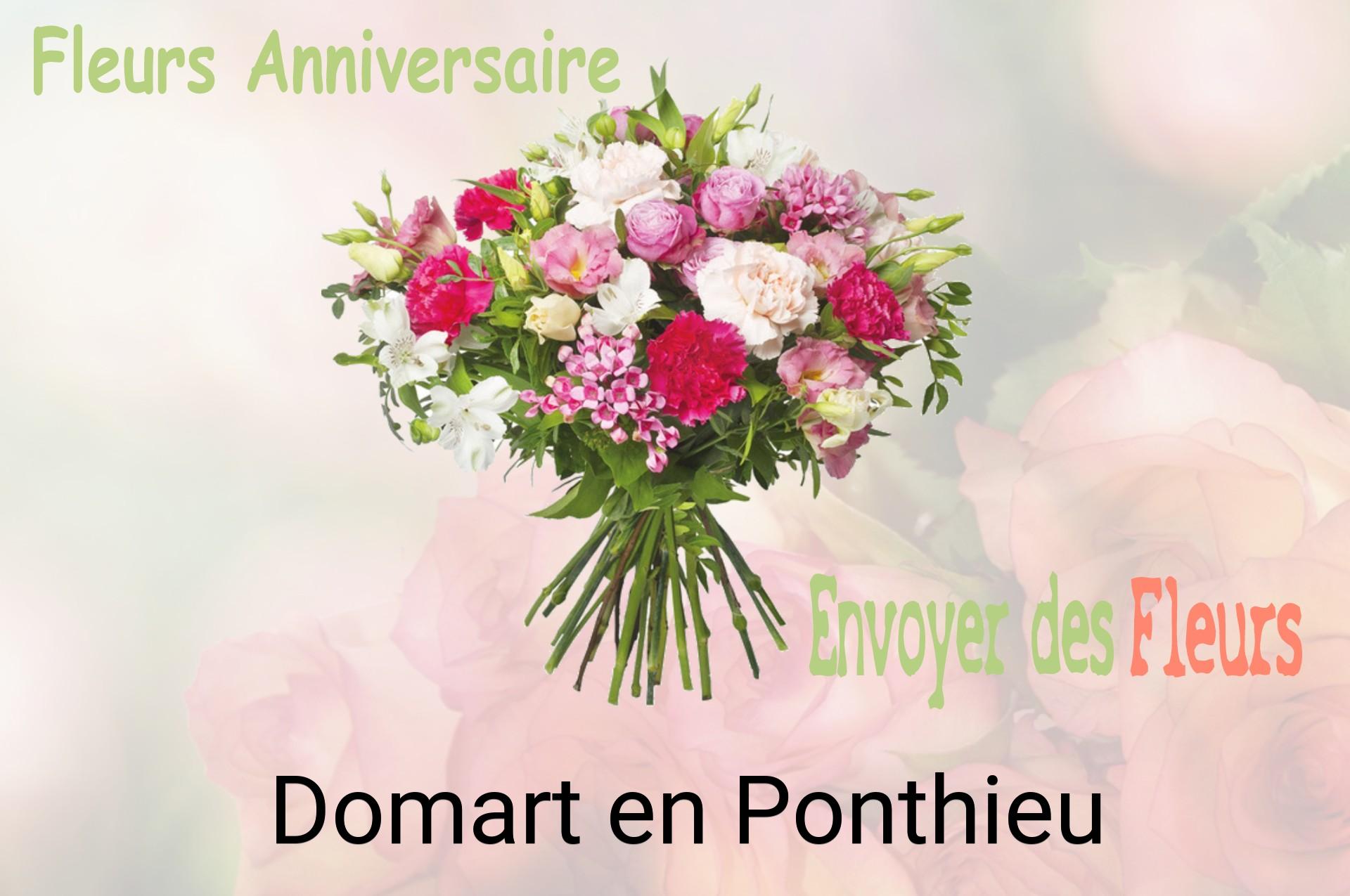 Bouquet de fleurs d’anniversaire livré à Domart-en-Ponthieu