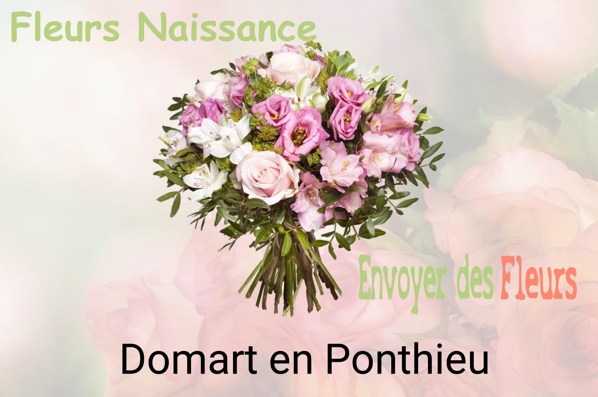 Bouquet de fleurs de naissance livré à Domart-en-Ponthieu